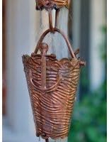 Nautical Cups Copper Rain Chain with Installation Kit - 15 Foot
