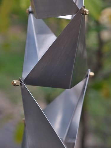 Nutshell Stores Origami Rain Chain - Stainless Steel - 10 Feet