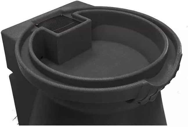 65-Gallon Urn Rain Wizard Decorative Barrel (Dark Granite, 1 Pack)