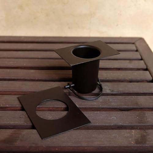 Nutshell Stores Flower Cups Rain Chain - Bronze - 20 Feet