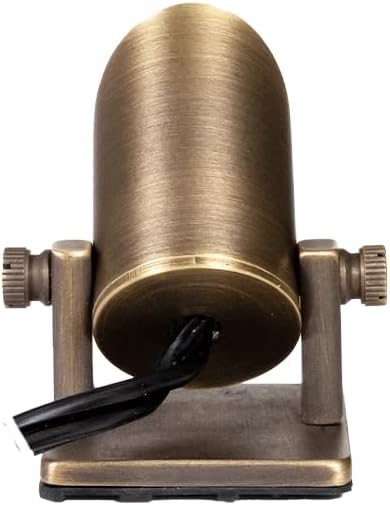 VOLT 12V 3W Color Changing RGBW IP68 Mini Brass LED Outdoor Underwater Light (Bronze) for Fountains & Ponds