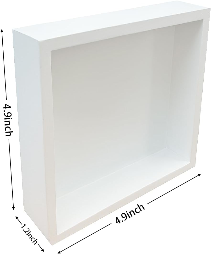 Inspirational Sign, Decorative Wooden Plaques, Rustic Farmhouse Home Decor, Shelf Decoration, Box Signs Decor Tabletop, Office Desk Decoration, Choose Joy Sign 5×5×1.2inches