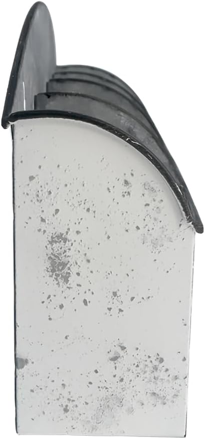 Vintage Metal Hanging Flower Pot Rustic Wall Mounted Planter with 4 Compartment Farmhouse Plants Holder Succulents Tubs for Garden Railing Fence Patio Yard Outdoor Decor