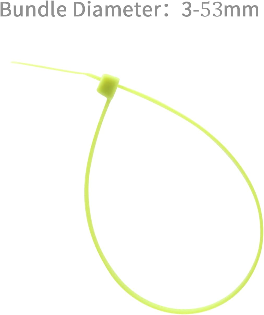 XINGO 1000 PCS Apple Green Zip Ties 8 Inch, 60 LBS Tensile Strength-Heavy Duty, Self-Locking Nylon Plastic Nylon Wire Ties for Indoor and Outdoor Use