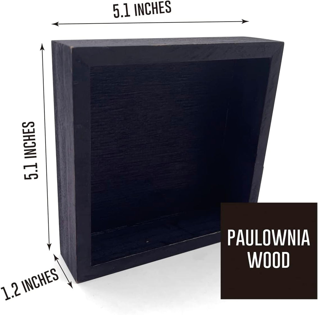 HTBIG Funny Bathroom Decor Don't be Ashamed to Fart While Peeing Toilet Washroom Sign Wooden Box Sign Rustic Black Wood Block Sign for Home Farmhouse Bar Toilet Washroom Shelf Decoration living room