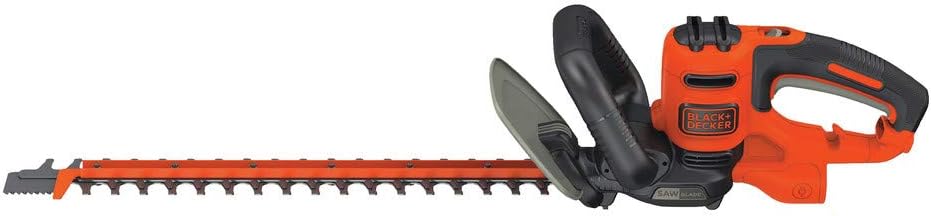 BLACK+DECKER Hedge Trimmer with Saw, 20-Inch, Corded (BEHTS300)