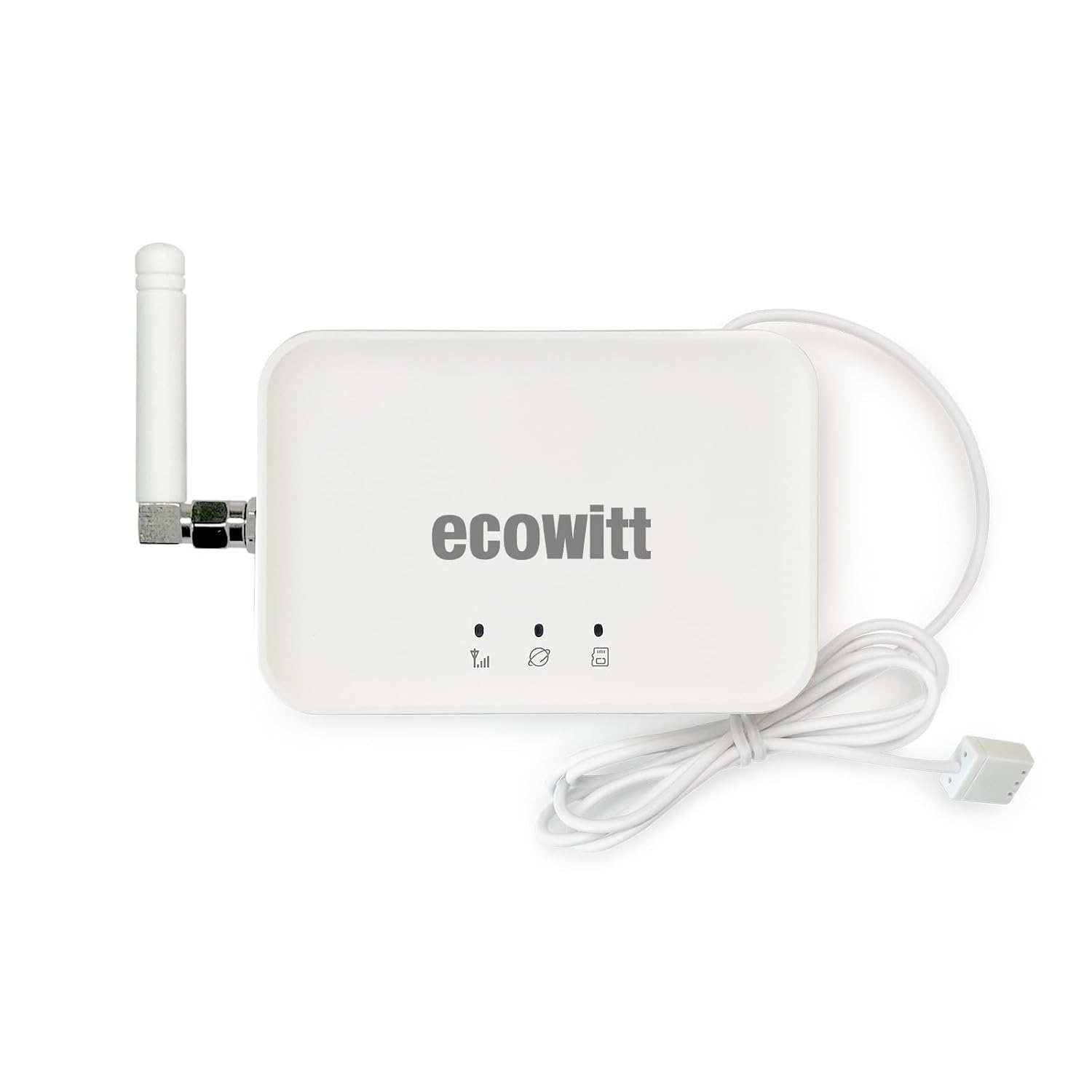 Ecowitt GW3000 Wi-Fi & Ethernet Weather Station Gateway, with Built-in Temperature, Humidity and Barometric Sensors with SD Card Port, 915 MHz
