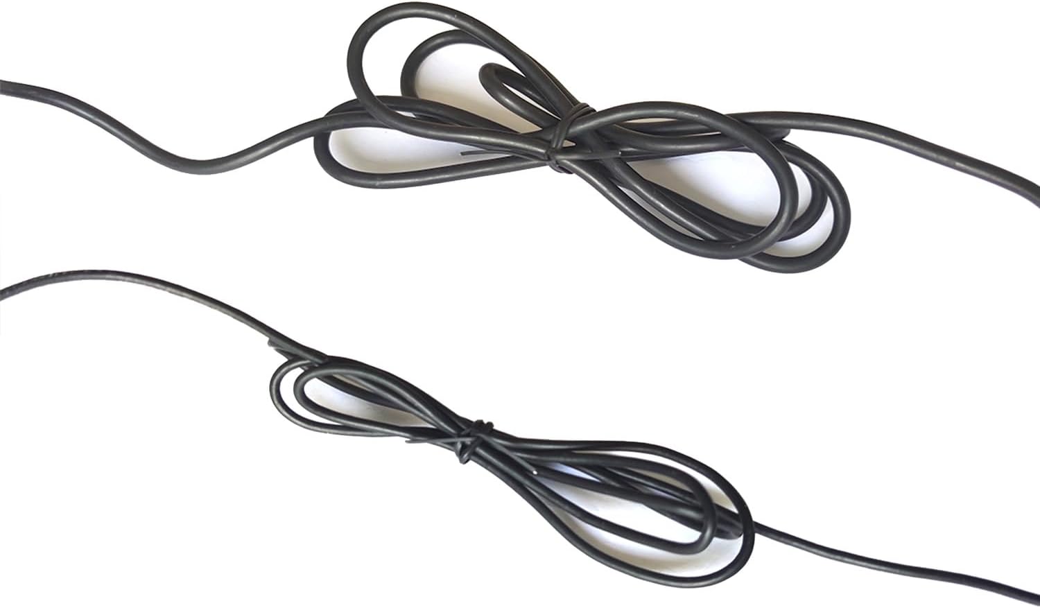 1000 pcs 8 inch Black Cable Twist Ties Plastic Twist Ties with Rugged Metal Innercores Reusable Fastening Cable Cord Wire Ties