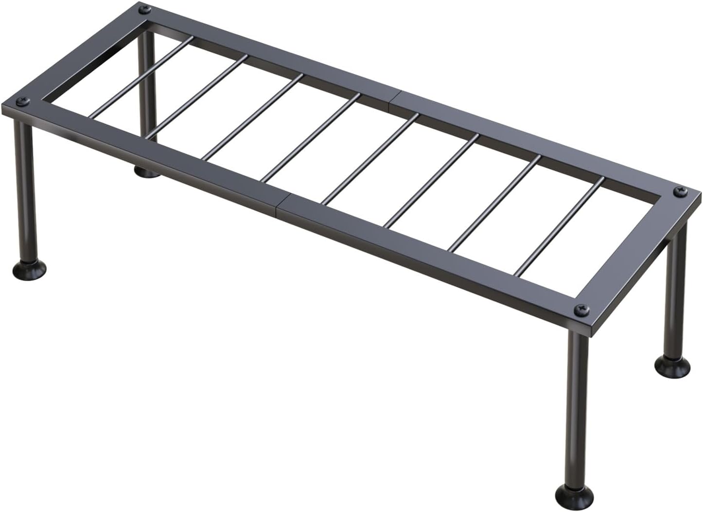 1 Tier Plant Stand: Ladder Plant Holder - Metal Flower Pot Stand - Heavy Duty Flower Rack for Living Room Patio Garden Corner Balcony and Courtyard.