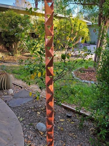 Nutshell Stores Origami Rain Chain - Copper - 12 Feet