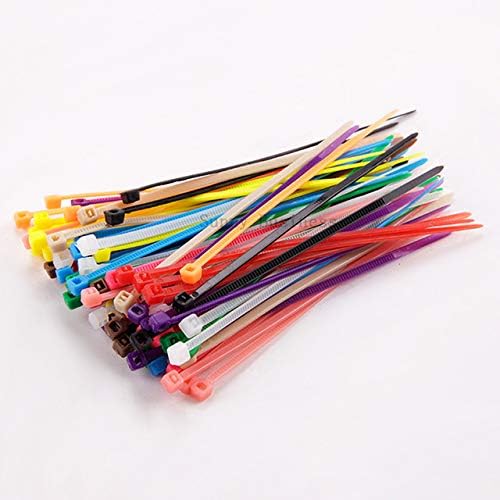 4 Inch Green Zip Ties (1000 Pieces), 18lb Strength, Nylon Cable Wire Ties