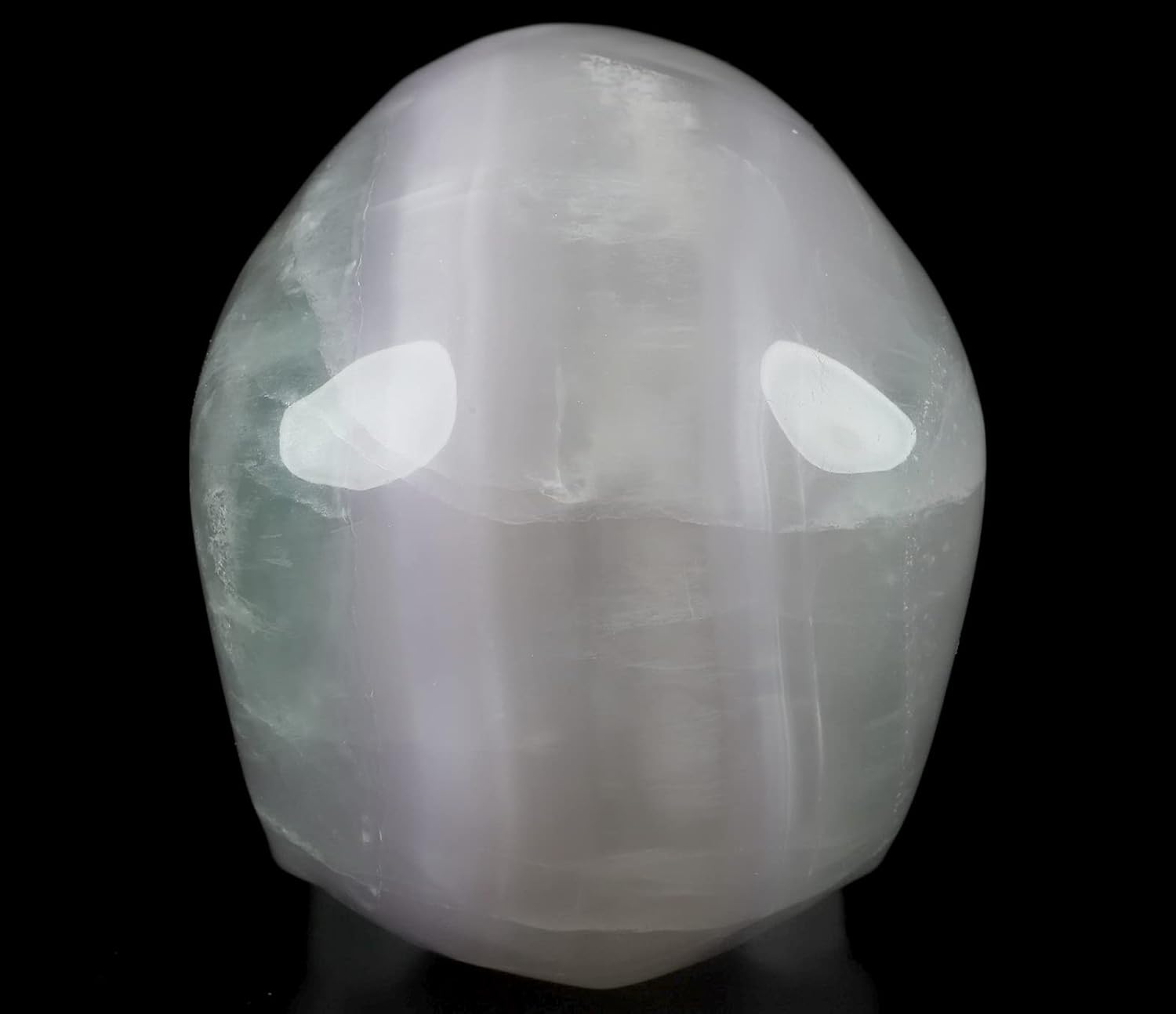 Skullis 5.0" Fluorite Super Realistic Crystal Skull, Hand Carved Gemstone Fine Art Sculpture, Reiki Healing Stone Statue.2245 Z8