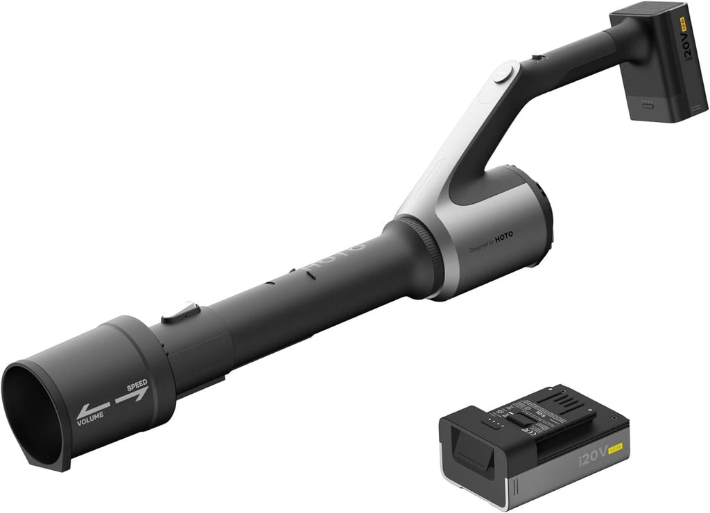 HOTO Cordless Leaf Blower, MAX 720CFM 120MPH, Electric Leaf Blower with Battery, USB-C Fast Charging, Handheld Mini Blower for Lawn Care, Snow, Yard, Leaves, Dust