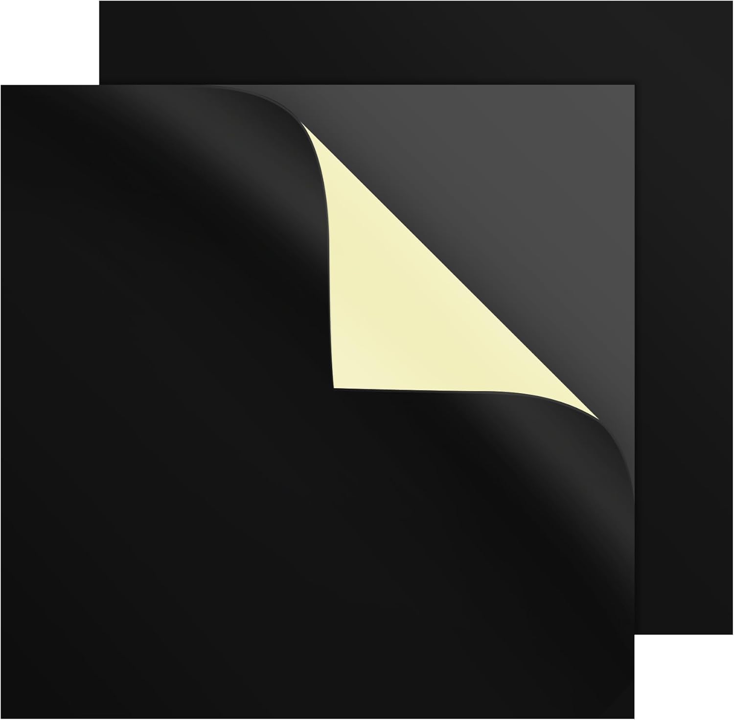 ToLanbbt 2PCS Pond Liner Repair Patch, 8'' x 8'' Self Adhesive Waterproof EPDM Liner Repair Patch Kit Thickened Rubber Pond Seam Peel and Stick Seam Kit for EPDM Garden Cover