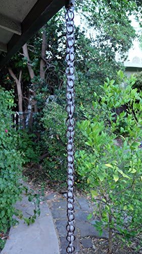 Nutshell Stores Double Loops Rain Chain - Bronze - 19 Feet