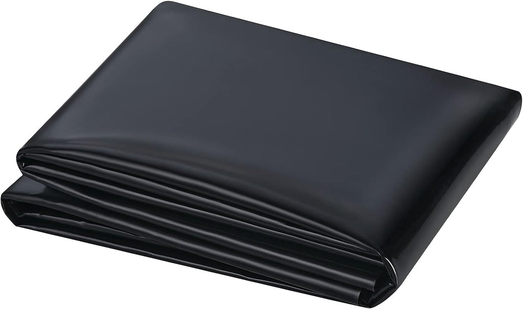 Small Pond Liner, 4 x 7 Feet 20 Mil Pond Liners for Outdoor Ponds, Black Pond HDPE Liner for Waterfall, Fish Ponds, Garden Fountain