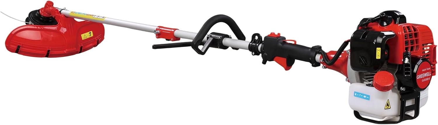 Gas Brush Cutter 2 Cycle Multifunctional Pole Saw Hedge Trimmer Attachments EPA Compliant Aircooled Shoulder Strap Lawn Garden Tool System Yard Farm