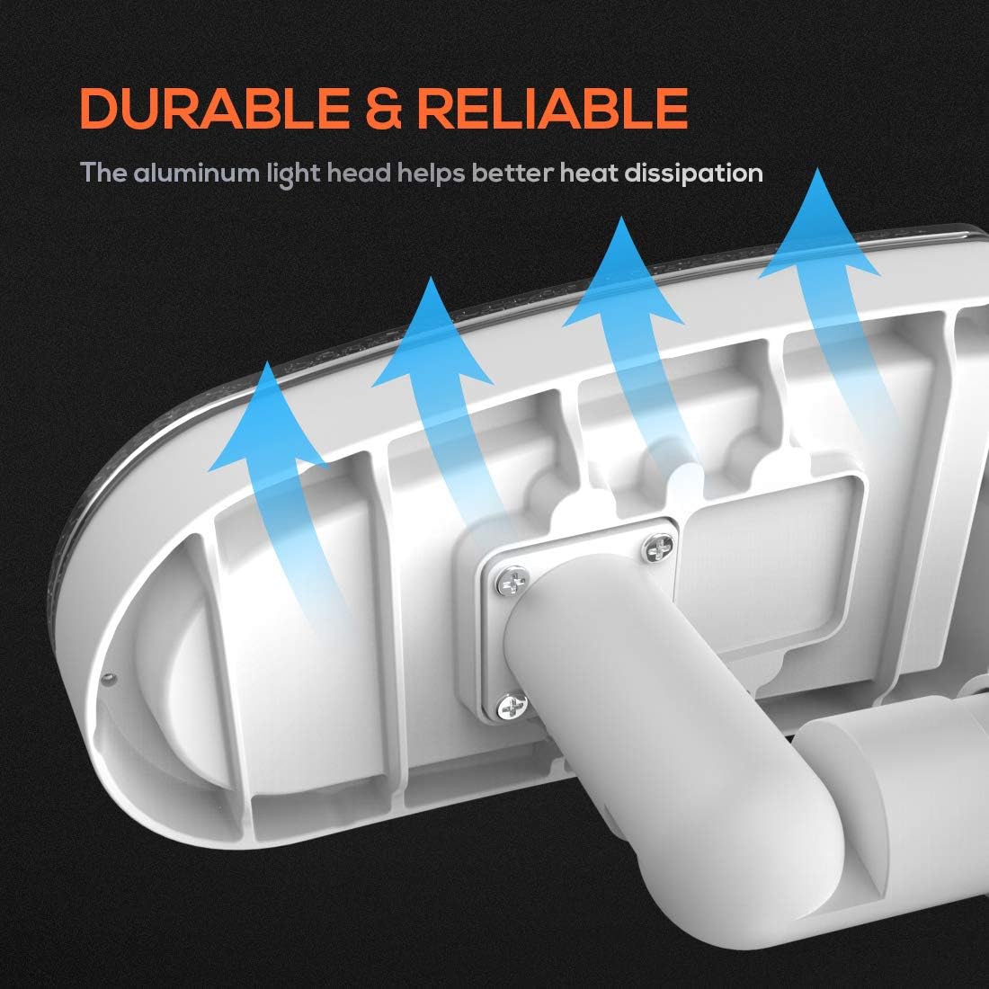 JJC 3700LM 32W LED Security Lights Motion Sensor Flood Light, LED Motion Sensor Outdoor Lights Fixture, Waterproof IP65,5700K Super Bright Motion Detector Lights for Garage, Porch (Not Solar Powered)