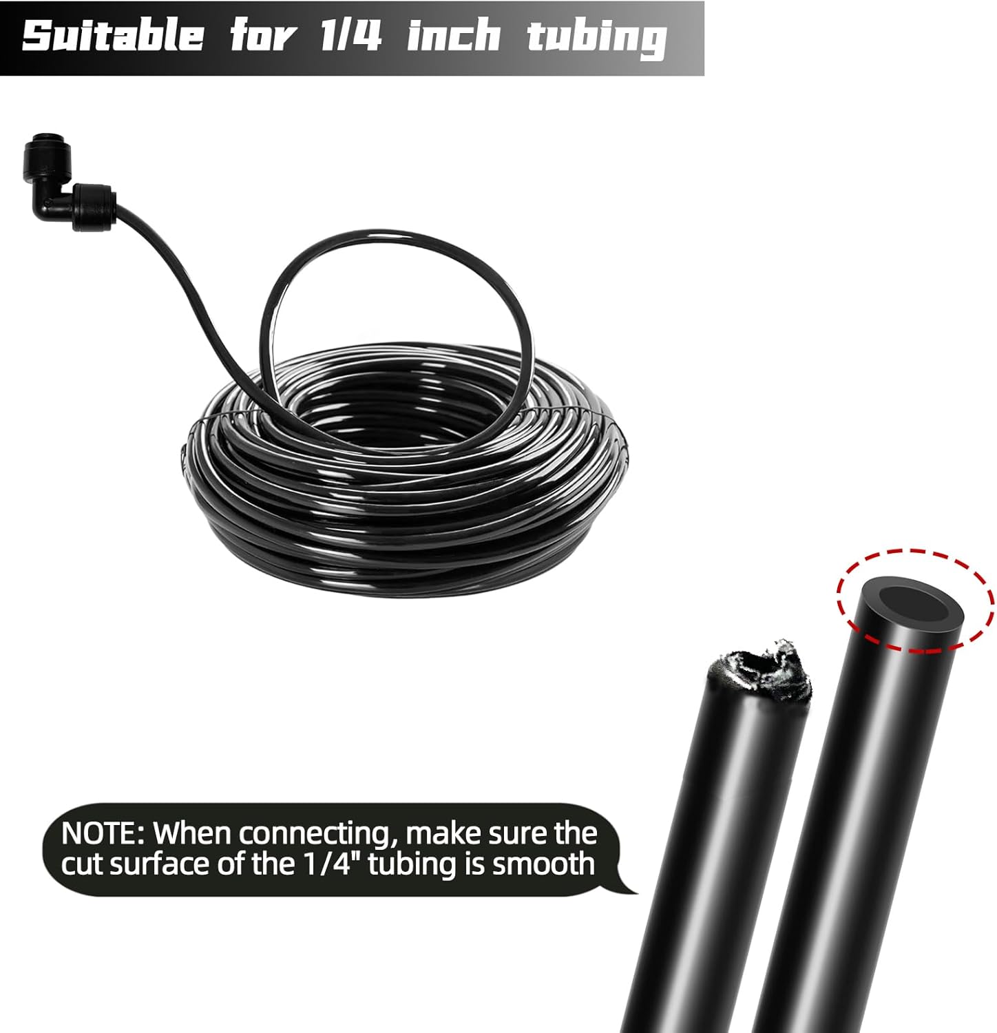 30 Pack Quick Connect 1/4" Drip Irrigation Elbow Coupling Connector,Universal 90 Degree Elbow Fitting for 1/4 Inch Irrigation Tubing,Leak Free Fittings for Sprinkler or Drip Irrigation System