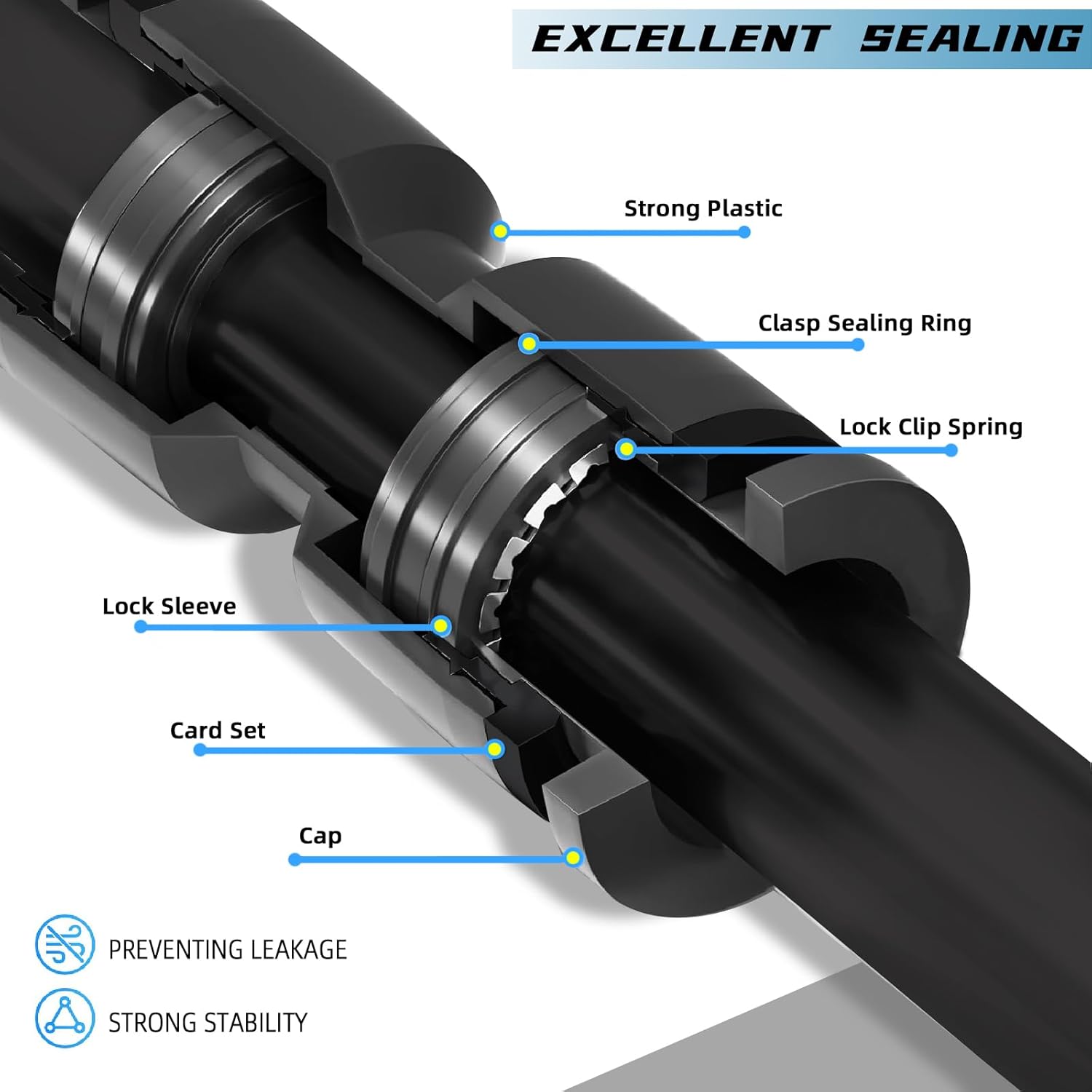 20PCS Push-to-Fit Drip Irrigation Emitters for 1/4 inch Irrigation Tubing, Two-Way Connection Adjustable Vortex Drip Emitters with Stake, Irrigation Dripper Sprinklers for Drip Irrigation System