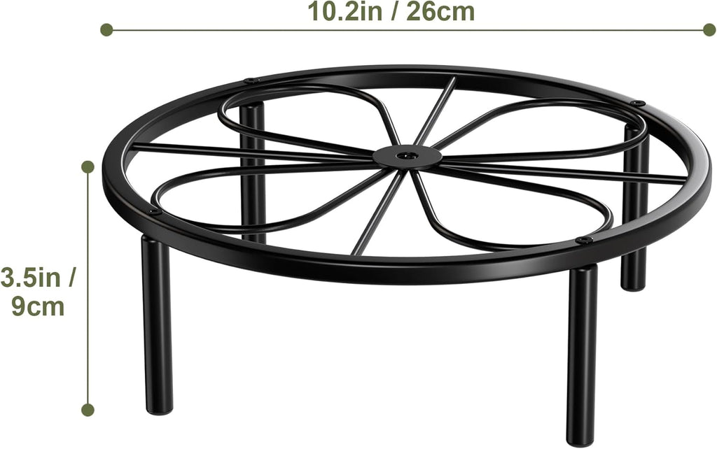 Plant Stand Plant Holder - Short Plant Riser for Garden Courtyard, Heavy Duty Flower Stand for Multiple Plant Indoor or Outdoor.