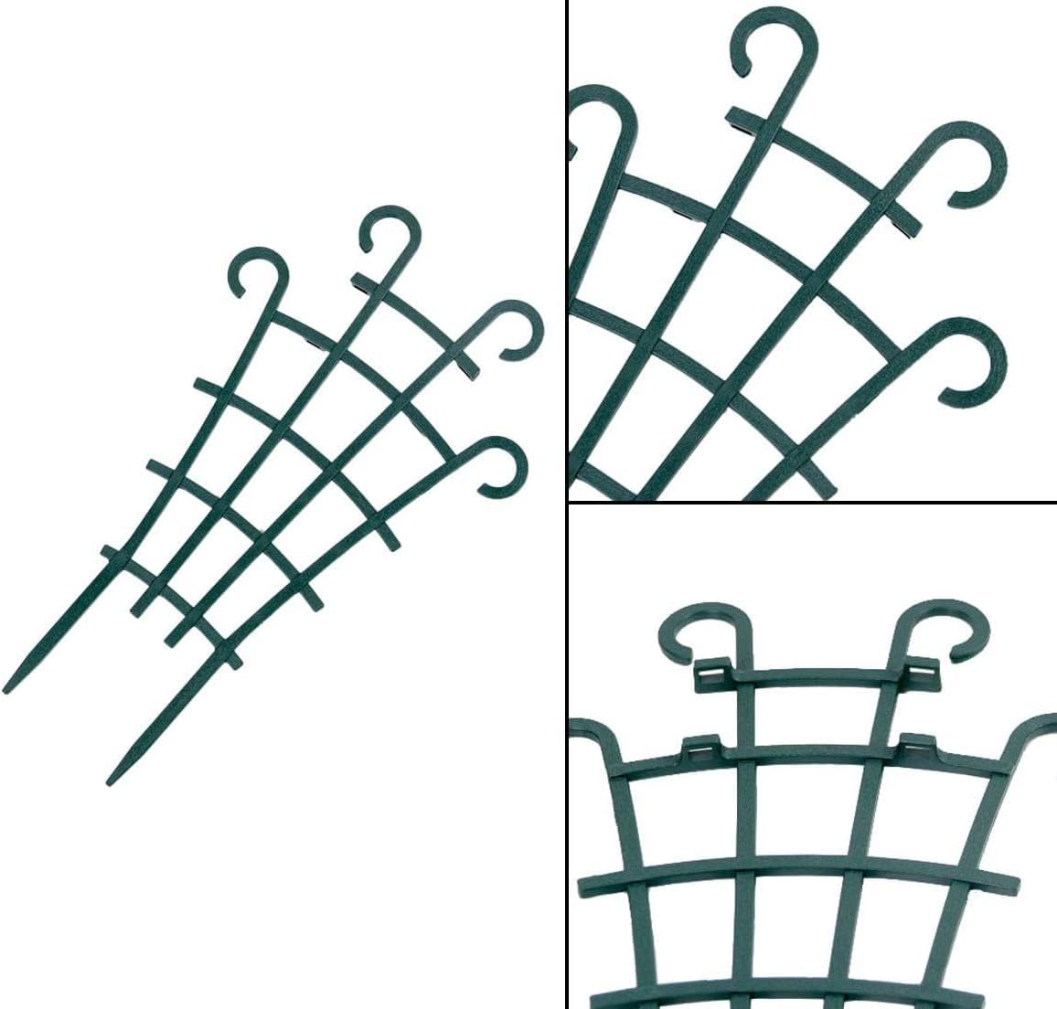 Trellis for Potted Plants, Stackable Small Indoor Plant Trellis for Climbing Plants Outdoor for Vine Ivy Hoya Houseplants Flower Plant Support, 4 Pack