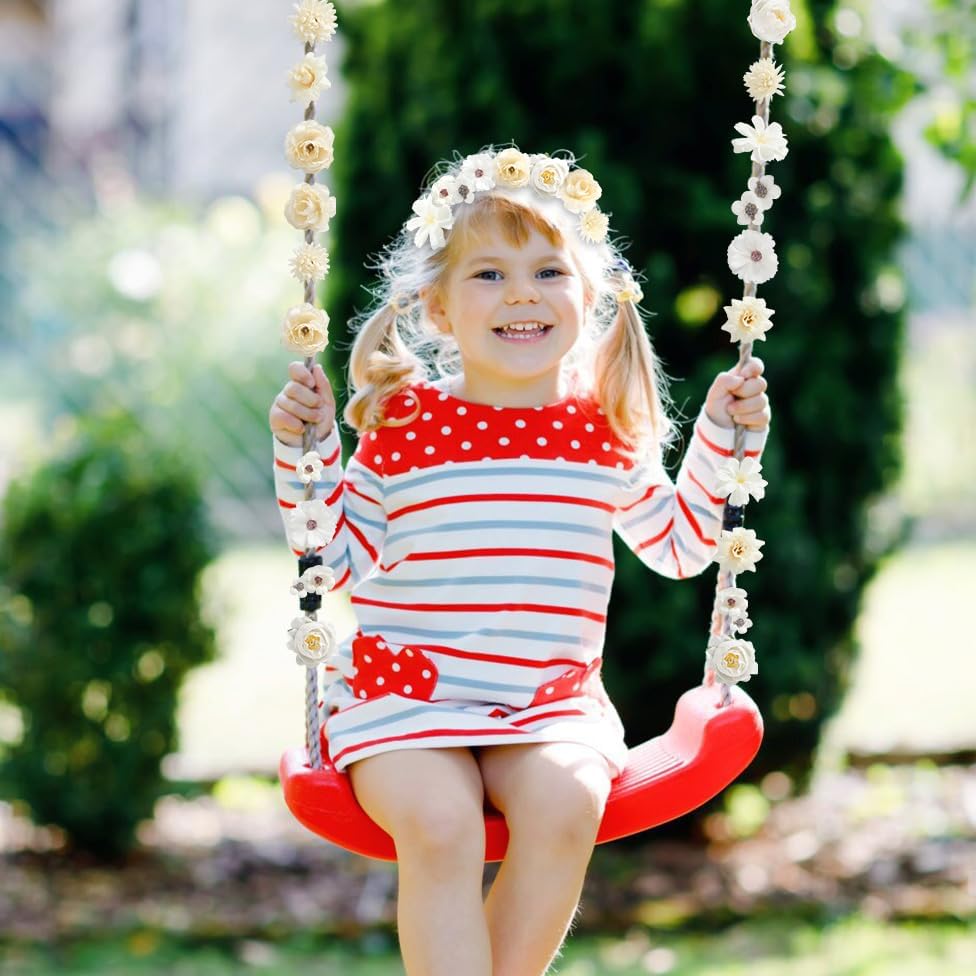 Faux Flower Heads Mini White Artificial Flower Heads Fake Peony Daisy Rose Flowers Multicolor Small Silk Daisy Flower Heads for Craft Garland Wedding Party DIY Home Decoration,2-4 cm