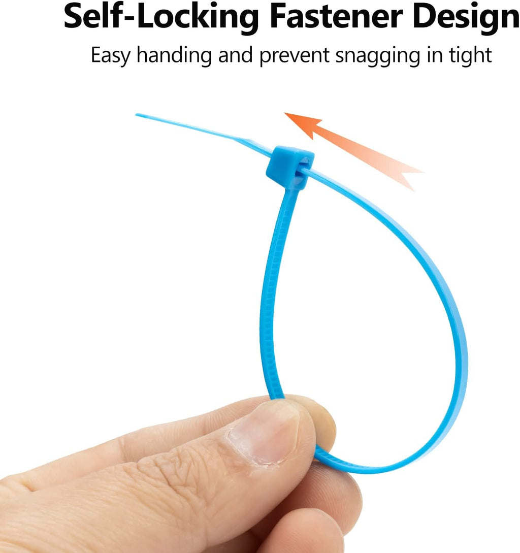 XINGO 100PCS Cable Zip Ties Heavy Duty, Premium Nylon Plastic Wire Ties with 50 Pounds Tensile Strength, Self-Locking Black Nylon Zip Ties for Indoor and Outdoor (16 inch, Apple Green)