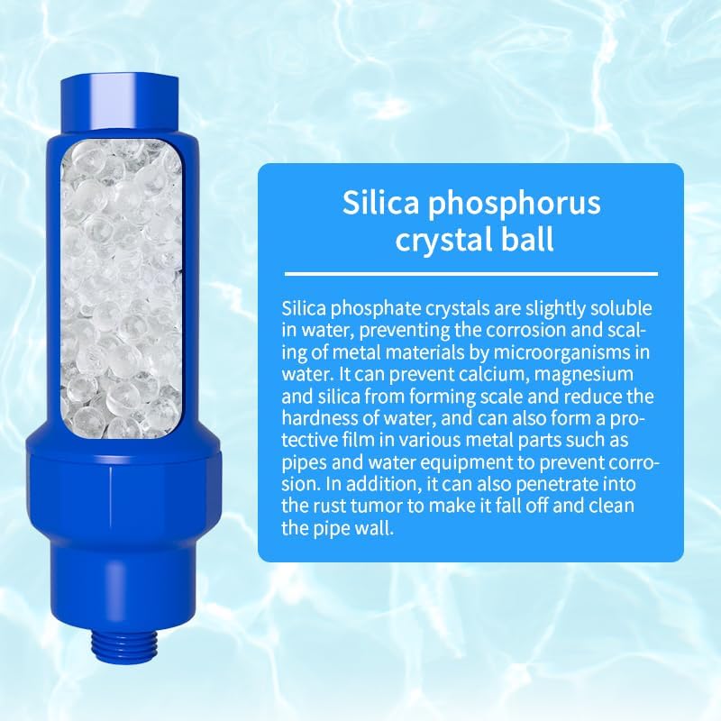 FS-TFC Calcium Inhibitor Filter, Removable and Replaceable Anti-Scale Inline Water Filter Misting System Protector for Mist Nozzle,2PACK