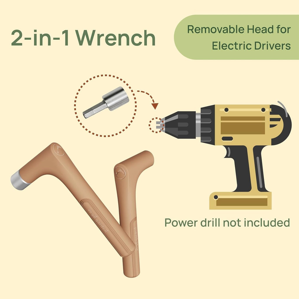 Vego garden 17" Tall 10 in 1 Novel Modular Raised Garden Bed Kit, Metal Planter Box for Vegetables Flowers Herbs, Included 2 in 1 Wrench & Magnetic Plant Tags, Sky Blue