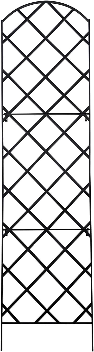 Giant Trellis, 108” high (9’ Tall) by 28” Wide Trellis with Arched top - by Meranti Home + Garden