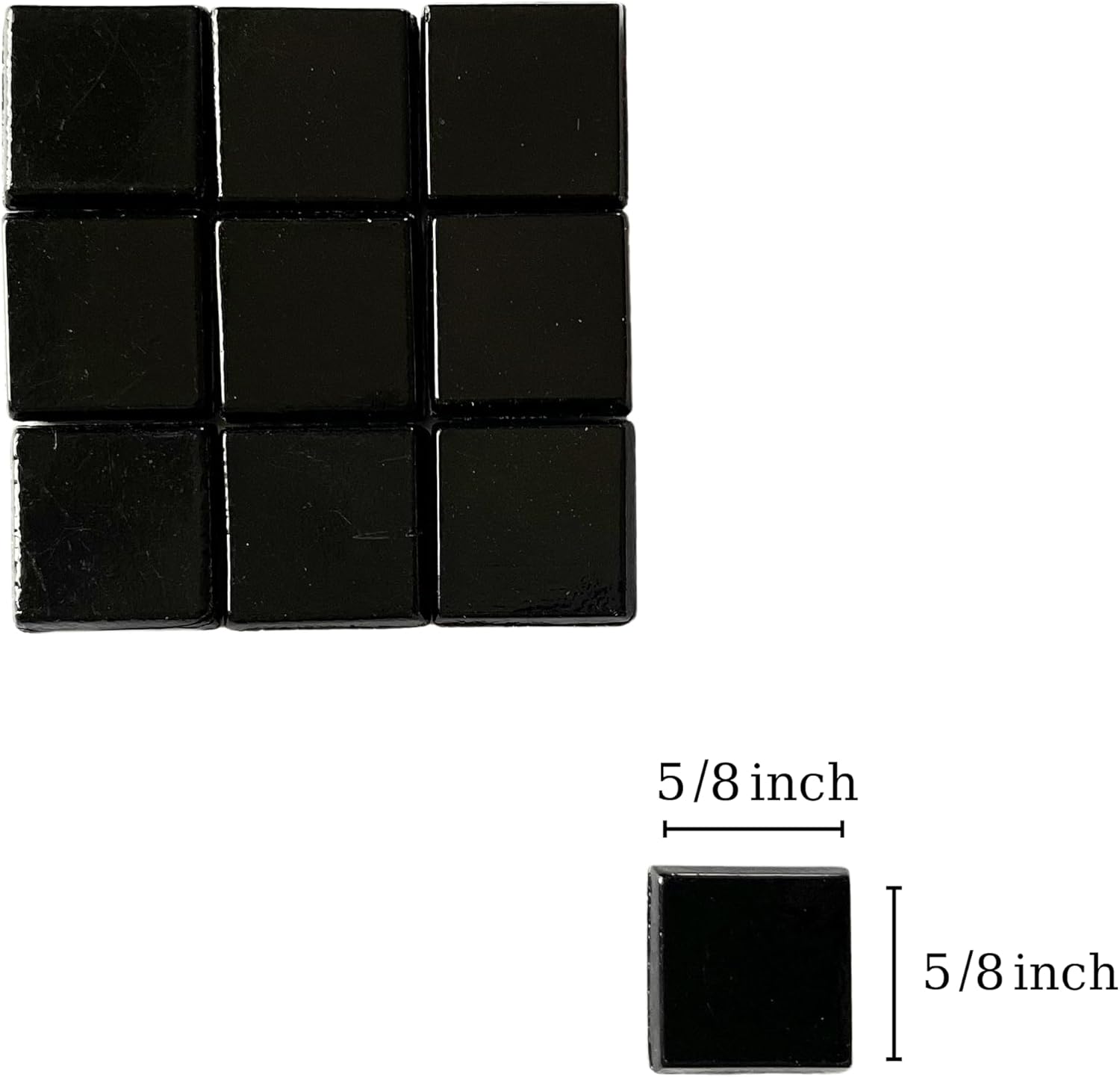 SMEIINIK 1.1lb Bulk Single Iridescent Color Mosaic Tiles for Crafts, Glass Mosaic Pieces for Mosaic Puzzles, Stained Glass Tiles for Mosaic DIY, Mosaic Making Supplies(AJ49-38)