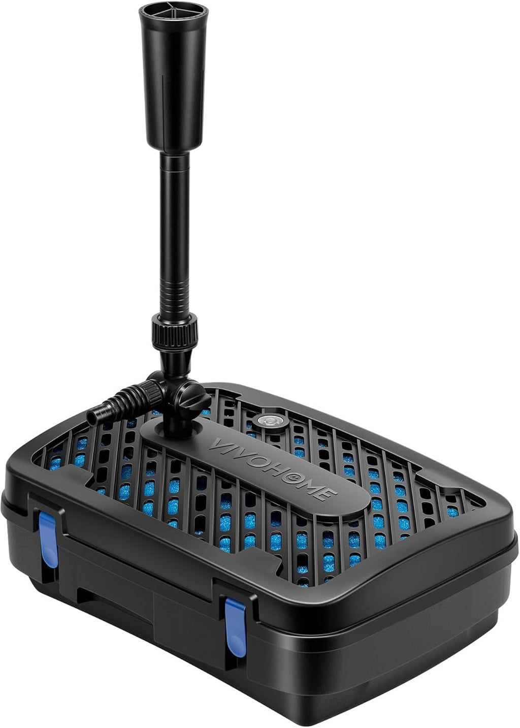 VIVOHOME All-in-One Pond Filter Fountain System Kits, 790 GPH Submersible Water Pump for Ponds up to 1320 Gallons