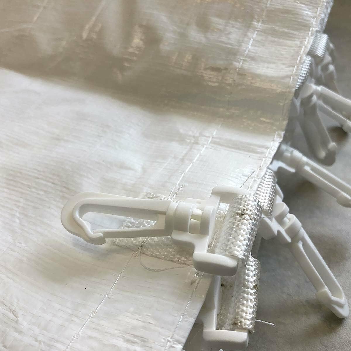 10' x 20' Economy Sidewall Kit for Canopy Tent, Complete Set of (2) White 10' and (2) 20' Side Walls for 7' Foot Height Party Frame and Outdoor Pole Tents, Tent Not Included