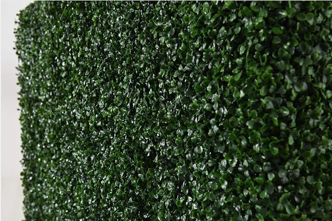 AGPL Artificial Hedge Wall Without Planter, Outdoor or Indoor Decorative Privacy Wall, Great for Balcony, Patio, Deck, TOP Cover Panel is Included ... (48" W*12" D*48" H)
