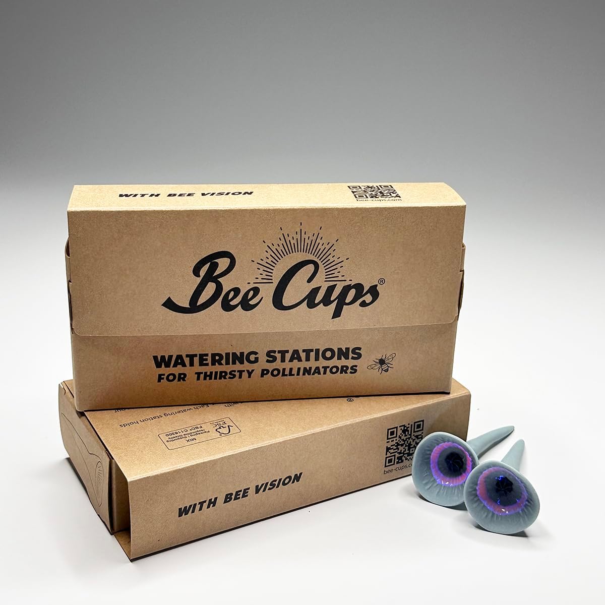 5 Pack, Bee Watering Station, 100% Handmade from Porcelain, Bee and Butterfly Feeder for Garden, Outdoor Feeder for Thirsty Pollinators, Plastic Free, Pollinator Attracting Glaze (5, Agave)