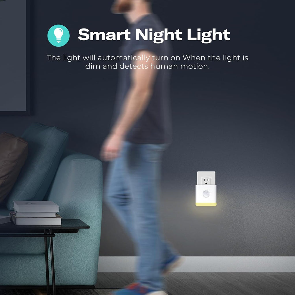 THIRDREALITY Multi-Function Night Light 4 Pack, Zigbee Repeater, 3-in-1 Combines a Motion Sensor, a Illumination Sensor and RGB Color Night Light, 1-100% Adjustable Brightness, Zigbee hub Required