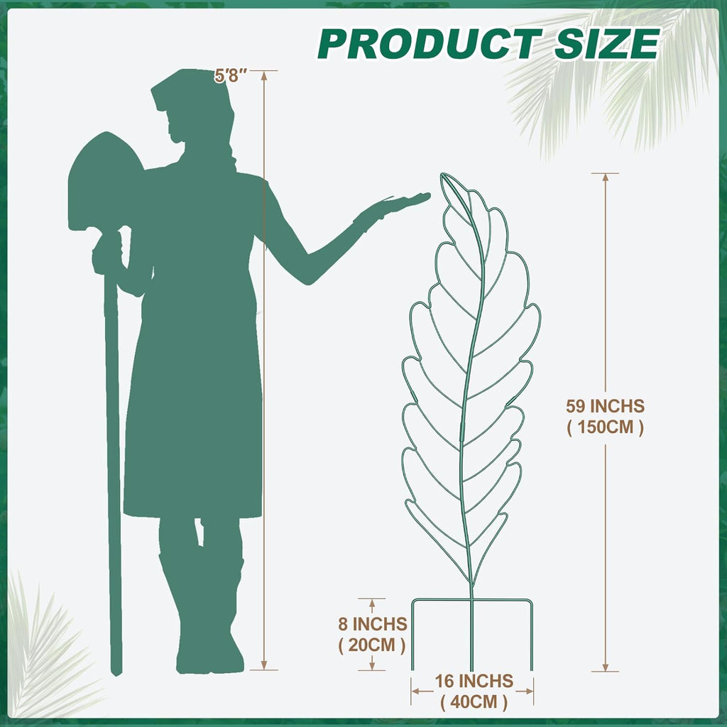 3 Pack Metal Garden Trellis for Climbing Plants,Green Metal Garden Trellis for Vines Plant Rose Vegetable Support,Large Decorative Outdoor Trellis