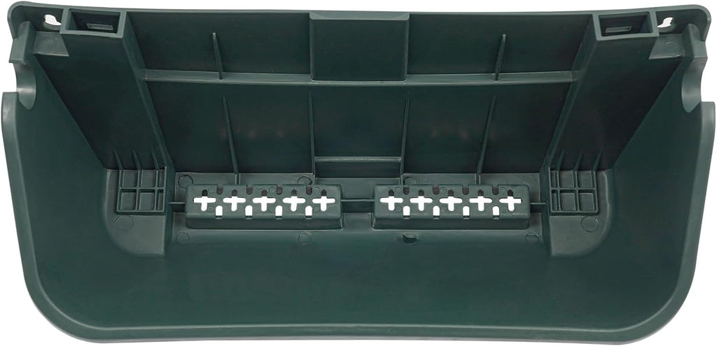 24Pack Vertical Wall Garden Planter, 13 inch Wall-mounted Garden Planters, Stackable Hanging Planter, Plastic Flower Pot with 4 Drainage Tray & 6.56FT Drainage Pipe for Indoor and Outdoor (Green)