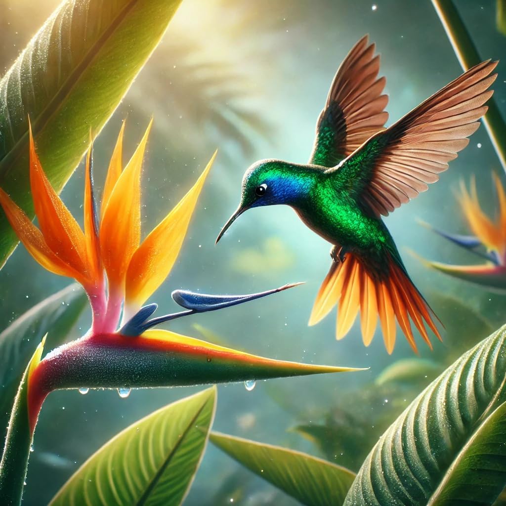 Bird of Paradise - Orange - Strelitzia Reginae. (2 Orange BoP in Sac)