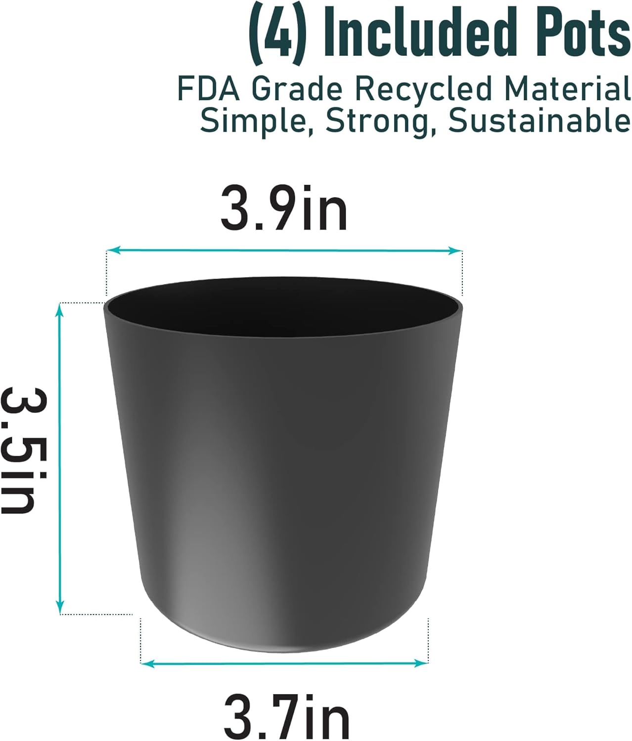 Urban Garden Decor with Pots Included, Hanging Planters for Indoor Outdoor Plants, Hanging Flowerpots, Wall Hanging Plant Holder Window Plant Shelves (Coffee Brown, Shelf 2 Pots)