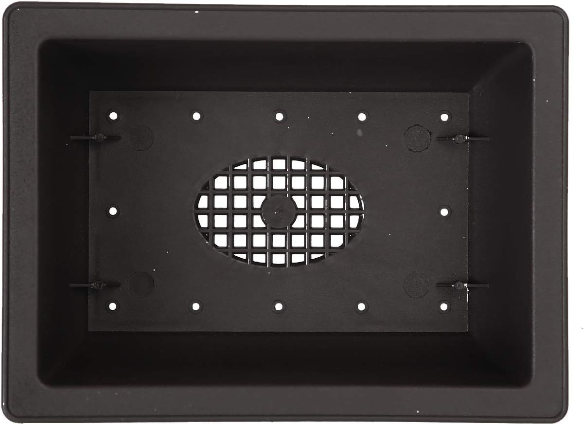 KINJOEK 20 PCS 6.5 Inch Bonsai Training Pots, Rectangular Plastic Bonsai Pots, Flower Succulent Pots Container for Garden, Indoor, Home Decorative