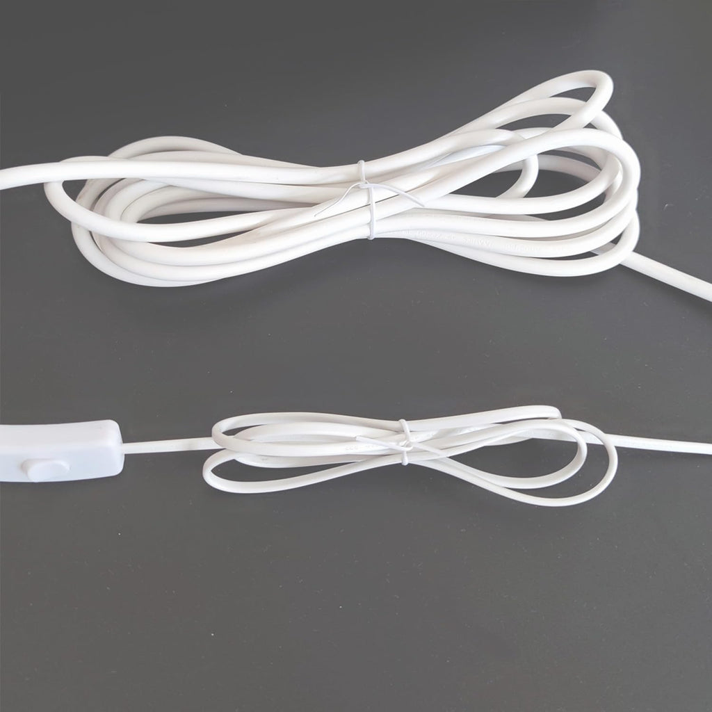 1000 pcs 6 inch White Cable Twist Ties Plastic Twist Ties with Rugged Metal Innercores Reusable Fastening Cable Cord Wire Ties