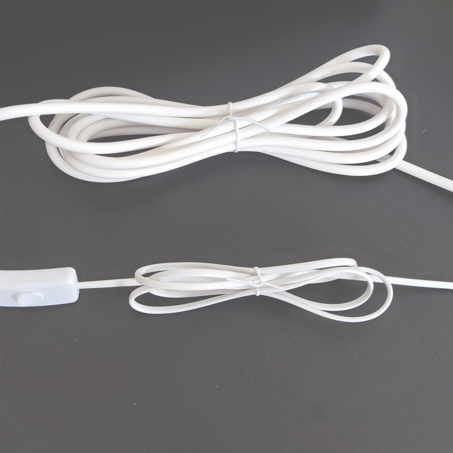 1000 pcs 6 inch White Cable Twist Ties Plastic Twist Ties with Rugged Metal Innercores Reusable Fastening Cable Cord Wire Ties