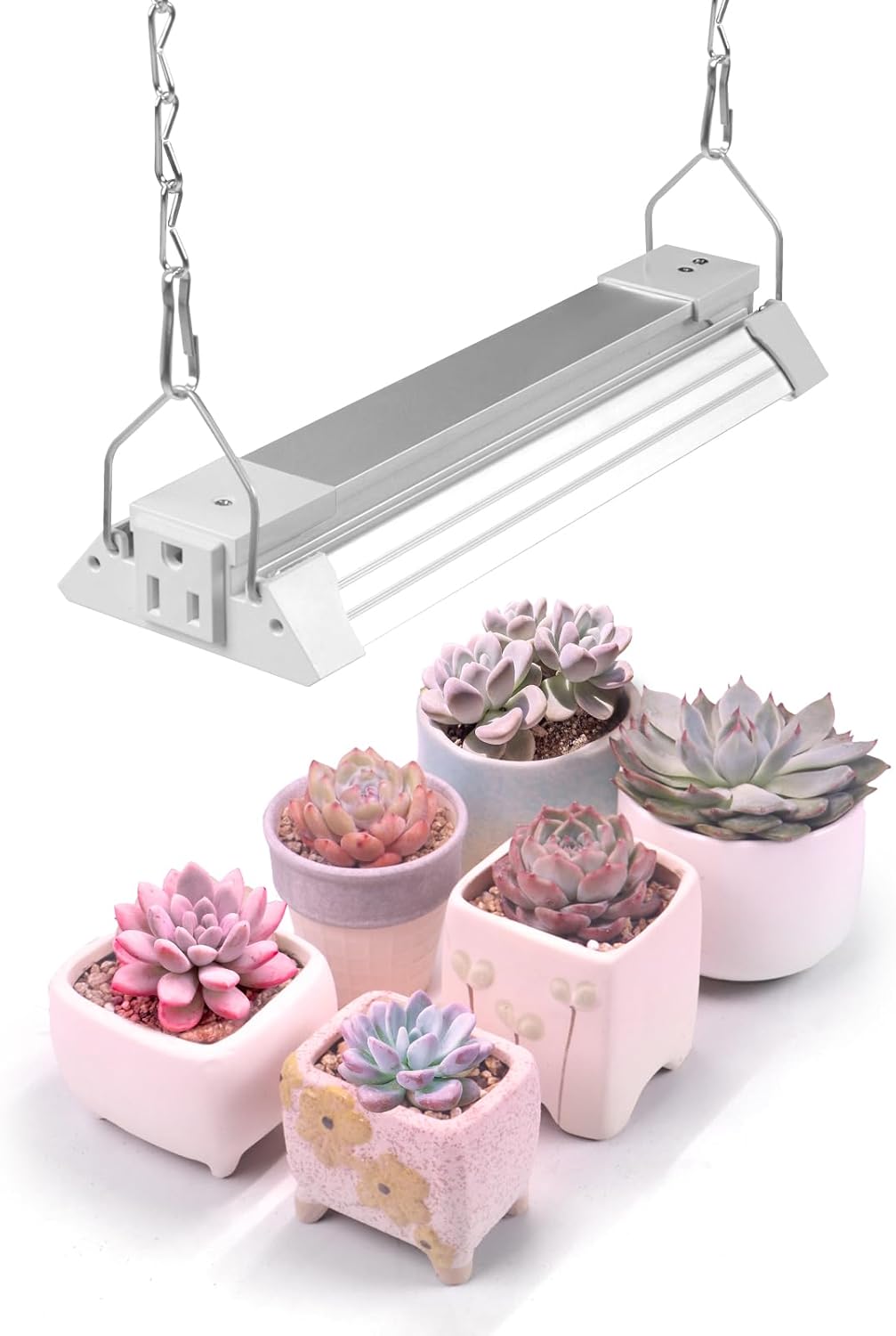 Barrina TX18 1FT LED Grow Light, 18W(90W Equivalent), High PPFD, Super Bright, Full Spectrum Grow Lights for Seed Starting, Greenhouse, Vegetables, Plant Shelves with On/Off Switch, Linkable, 1 Pack