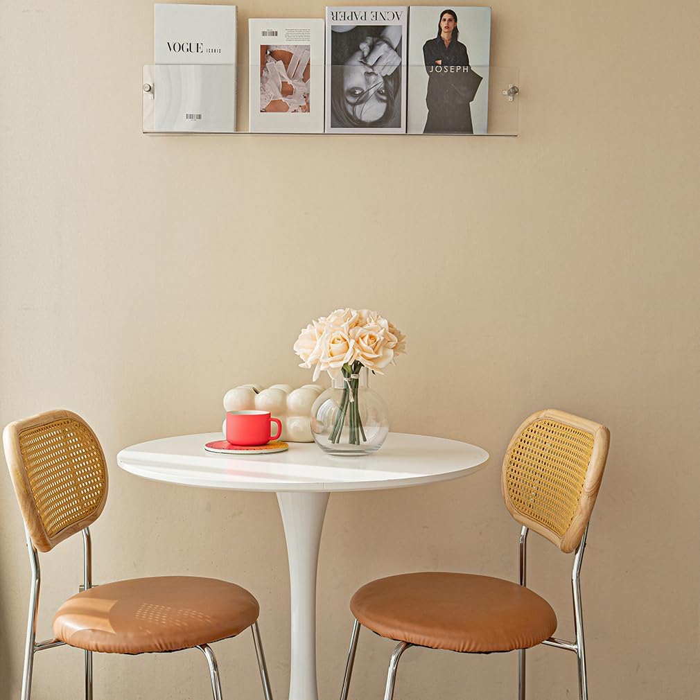 Artificial Roses Single Stem 10pcs Fake Silk Flower Arrangement Bouquet Real Touch for Home Party Wedding Decoration(Champagne)