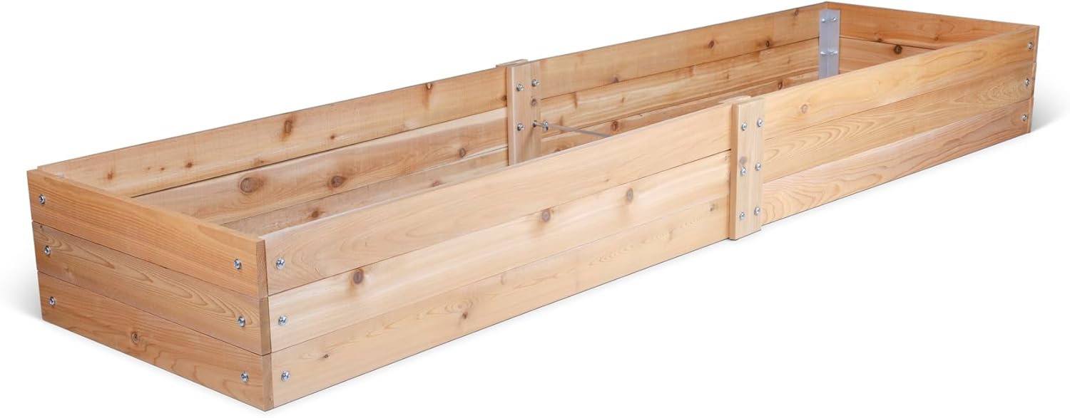 Infinite Cedar Select Cedar Raised Garden Bed (2' x 8' x 10.5" H)