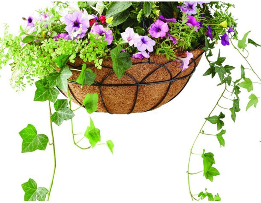 Coco Liners for Planters Round Basket Shaped Coconut Fiber Replacement Liners (2, 18 Inch)