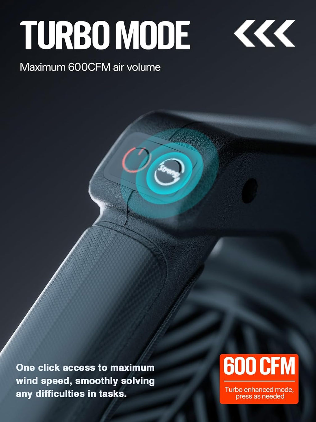 Leaf Blower Cordless, 40V 600CFM &180MPH Electric Leaf Blower with 7.5Ah Battery, Fast Charger and Extension Tube for Blowing Leaves Snow for Yard Garden Lawn Care, Grey