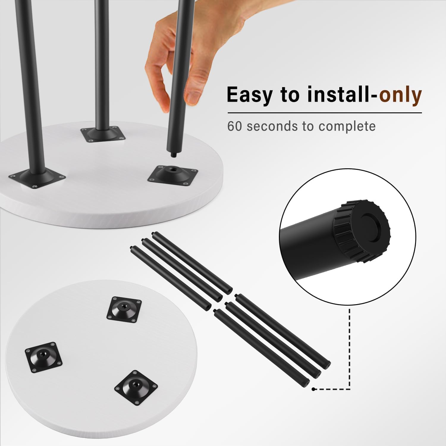 Plant Stand Indoor 20 Inch: Mid Century Plant Holder 2 Pack Corner Plant Stand - Tall Plant Table for Indoor Plants Home & Garden Decor